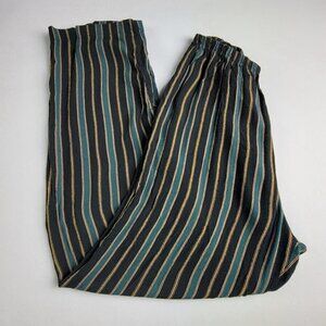 Brandy Melville Casual Striped Leggings Pants Women's One Size Pull-On Elastic